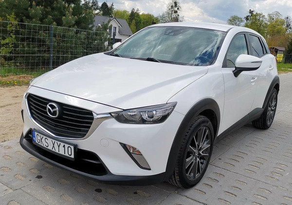 Mazda CX-3 cena 54900 przebieg: 171000, rok produkcji 2015 z Skarszewy małe 191